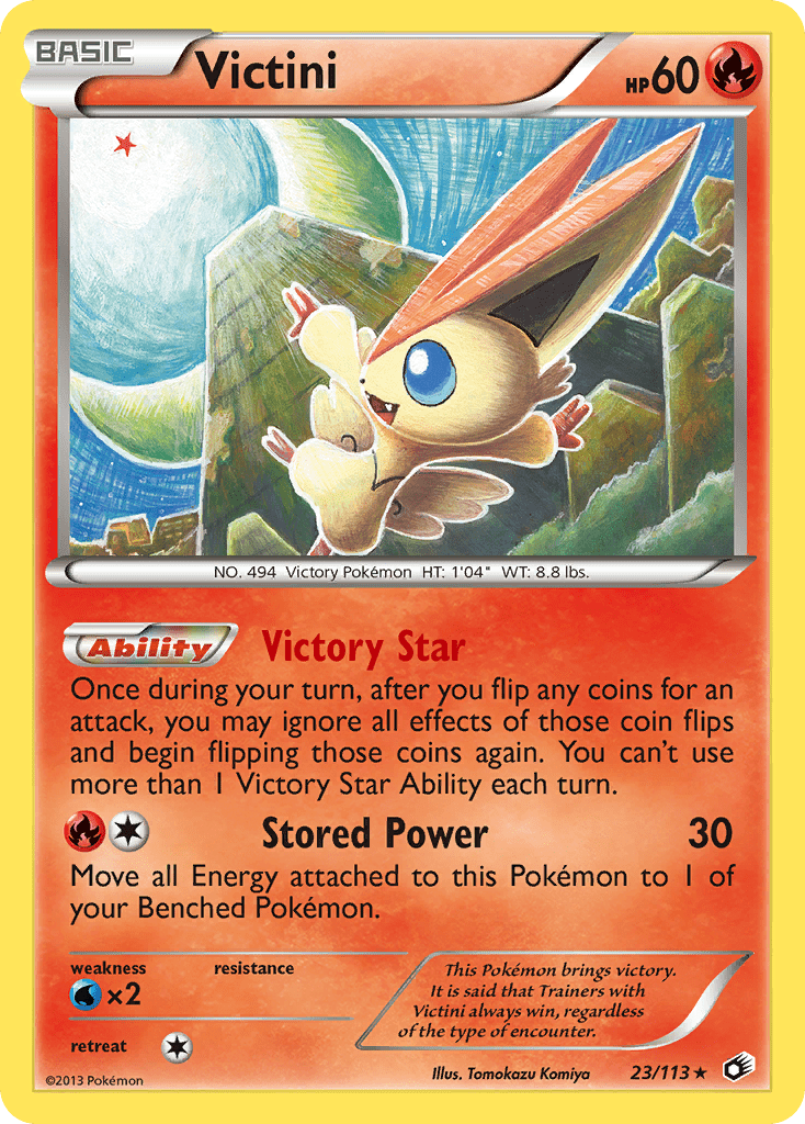 Victini (23/113) [Black & White: Legendary Treasures] Pokemon Single Pokémon  | Multizone: Comics And Games