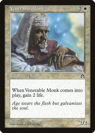 Venerable Monk [Stronghold] MTG Single Magic: The Gathering  | Multizone: Comics And Games