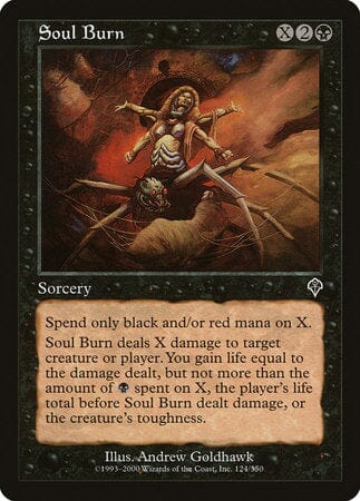 Soul Burn [Invasion] MTG Single Magic: The Gathering  | Multizone: Comics And Games