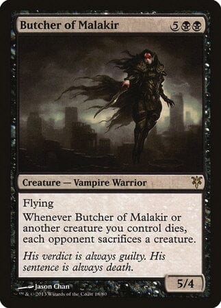 Butcher of Malakir [Duel Decks: Sorin vs. Tibalt] MTG Single Magic: The Gathering  | Multizone: Comics And Games