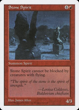 Stone Spirit [Fifth Edition] MTG Single Magic: The Gathering  | Multizone: Comics And Games