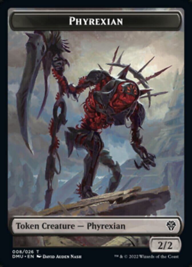 Phyrexian // Beast Double-sided Token [Dominaria United Tokens] MTG Single Magic: The Gathering  | Multizone: Comics And Games