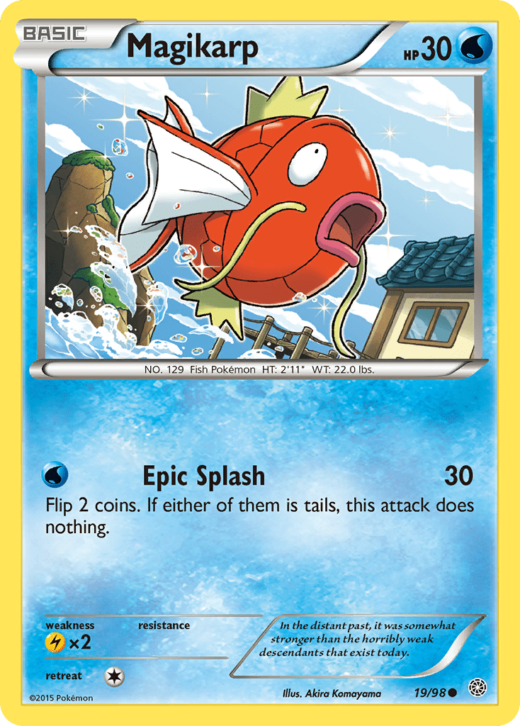 Magikarp (19/98) [XY: Ancient Origins] Pokemon Single Pokémon  | Multizone: Comics And Games