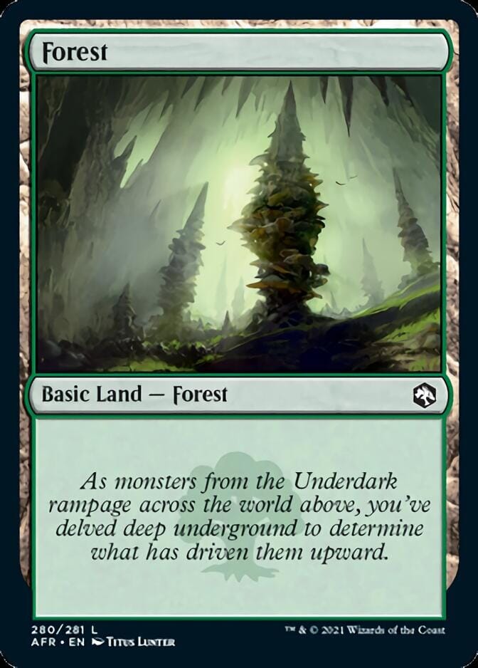 Forest (280) [Dungeons & Dragons: Adventures in the Forgotten Realms] MTG Single Magic: The Gathering  | Multizone: Comics And Games