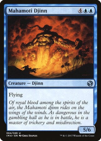 Mahamoti Djinn [Iconic Masters] MTG Single Magic: The Gathering  | Multizone: Comics And Games