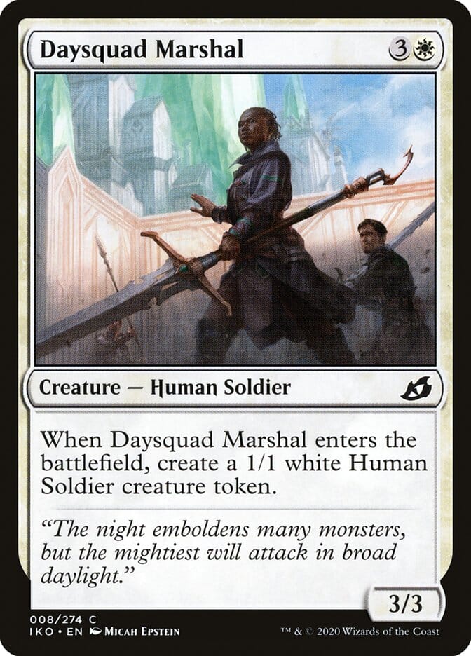 Daysquad Marshal [Ikoria: Lair of Behemoths] MTG Single Magic: The Gathering  | Multizone: Comics And Games