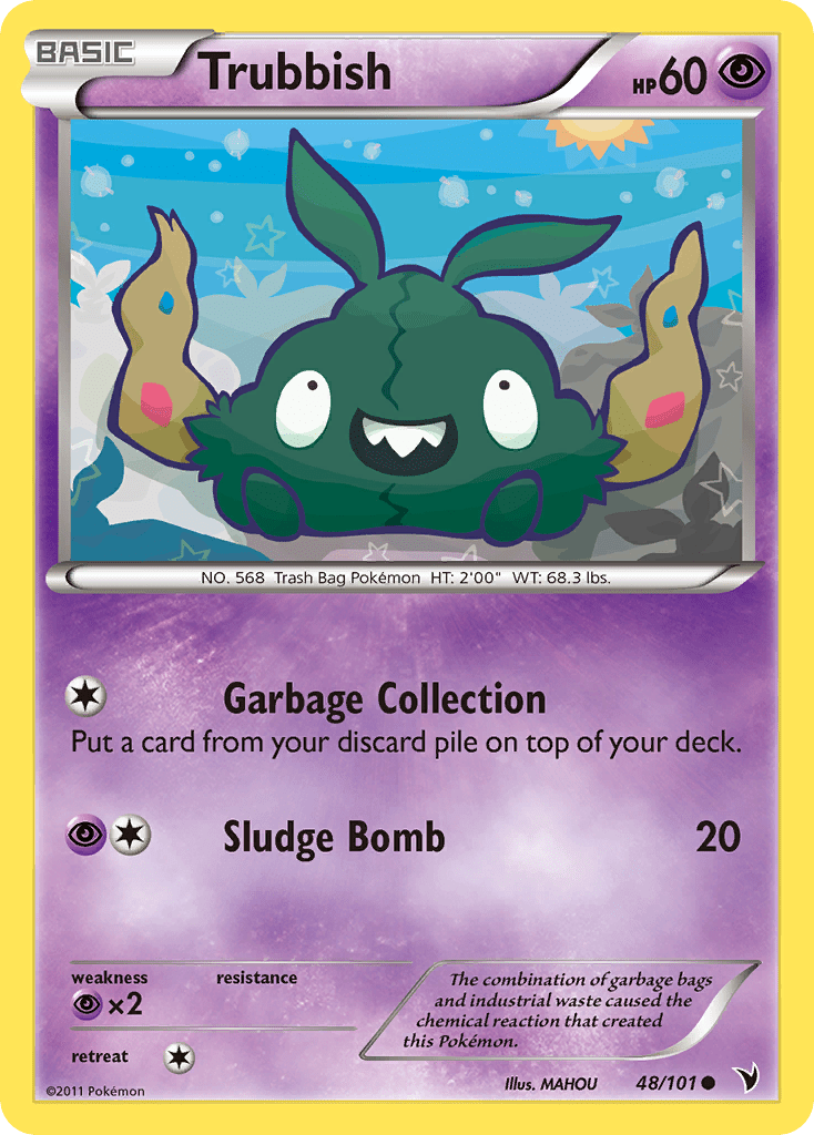 Trubbish (48/101) [Black & White: Noble Victories] Pokemon Single Pokémon  | Multizone: Comics And Games