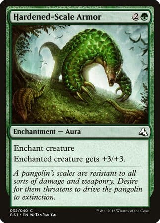 Hardened-Scale Armor [Global Series Jiang Yanggu & Mu Yanling] MTG Single Magic: The Gathering  | Multizone: Comics And Games