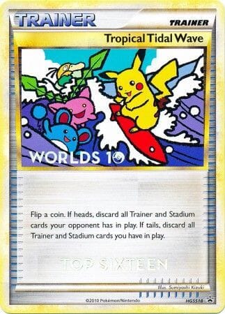 Tropical Tidal Wave (HGSS18) (Top 16) [HeartGold & SoulSilver: Black Star Promos] Pokemon Single Pokémon  | Multizone: Comics And Games