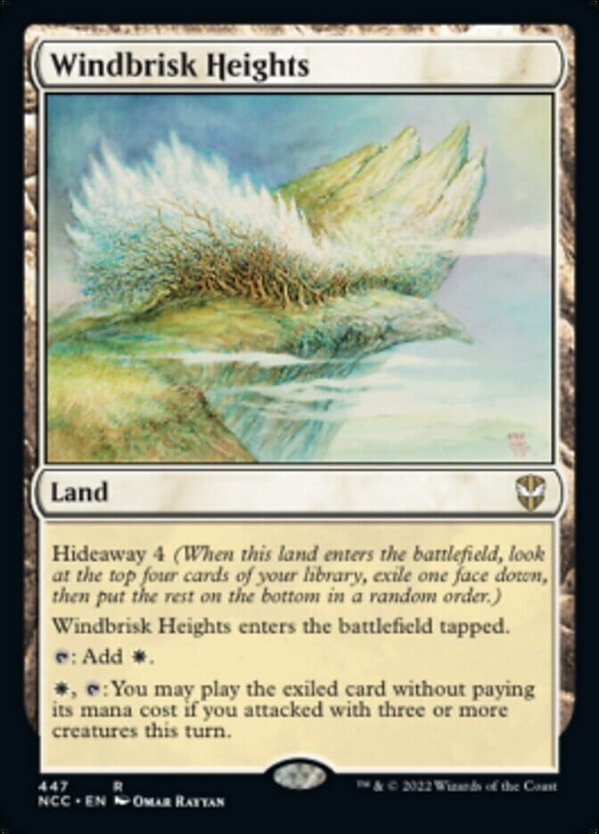 Windbrisk Heights [Streets of New Capenna Commander] MTG Single Magic: The Gathering  | Multizone: Comics And Games
