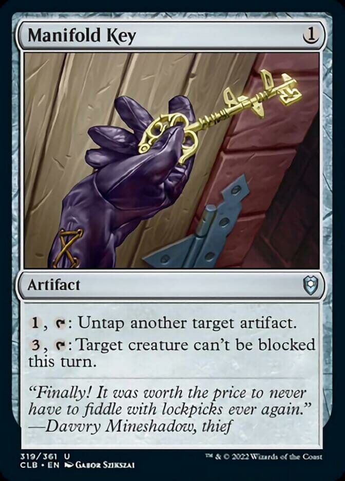 Manifold Key [Commander Legends: Battle for Baldur's Gate] MTG Single Magic: The Gathering  | Multizone: Comics And Games