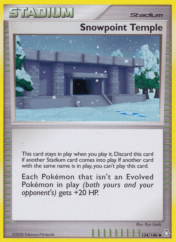 Snowpoint Temple (134/146) [Diamond & Pearl: Legends Awakened] Pokemon Single Pokémon  | Multizone: Comics And Games