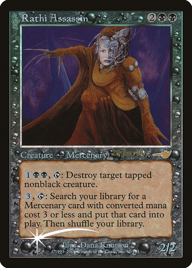 Rathi Assassin [Nemesis Promos] MTG Single Magic: The Gathering  | Multizone: Comics And Games
