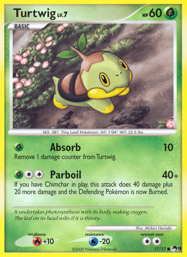Turtwig (17/17) [POP Series 9] Pokemon Single Pokémon  | Multizone: Comics And Games