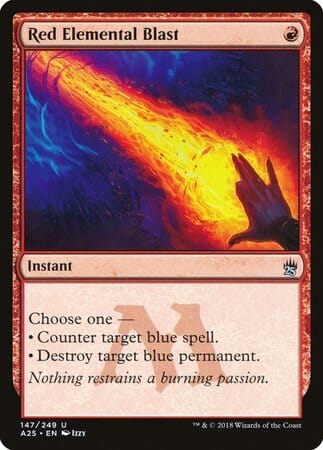 Red Elemental Blast [Masters 25] MTG Single Magic: The Gathering  | Multizone: Comics And Games