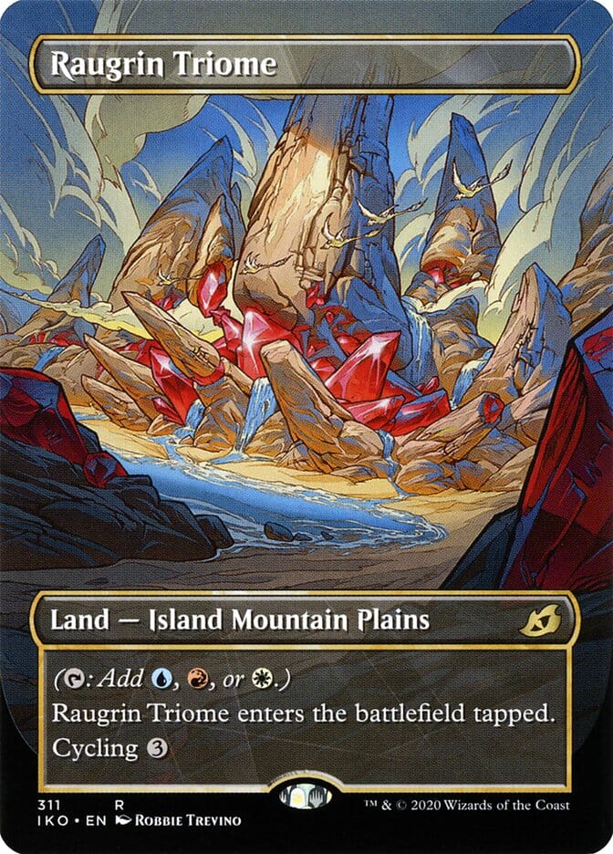 Raugrin Triome (Showcase) [Ikoria: Lair of Behemoths] MTG Single Magic: The Gathering  | Multizone: Comics And Games