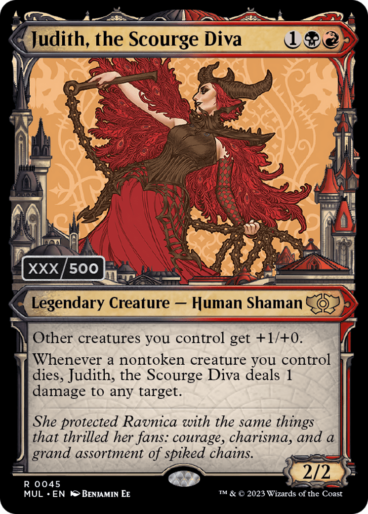 Judith, the Scourge Diva (Serialized) [Multiverse Legends] MTG Single Magic: The Gathering  | Multizone: Comics And Games
