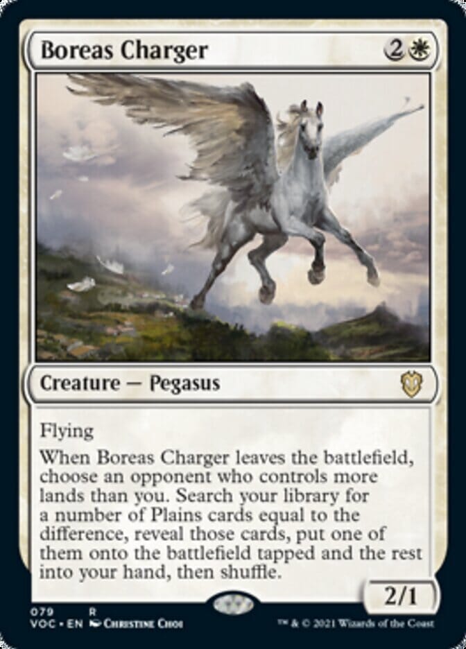 Boreas Charger [Innistrad: Crimson Vow Commander] MTG Single Magic: The Gathering  | Multizone: Comics And Games