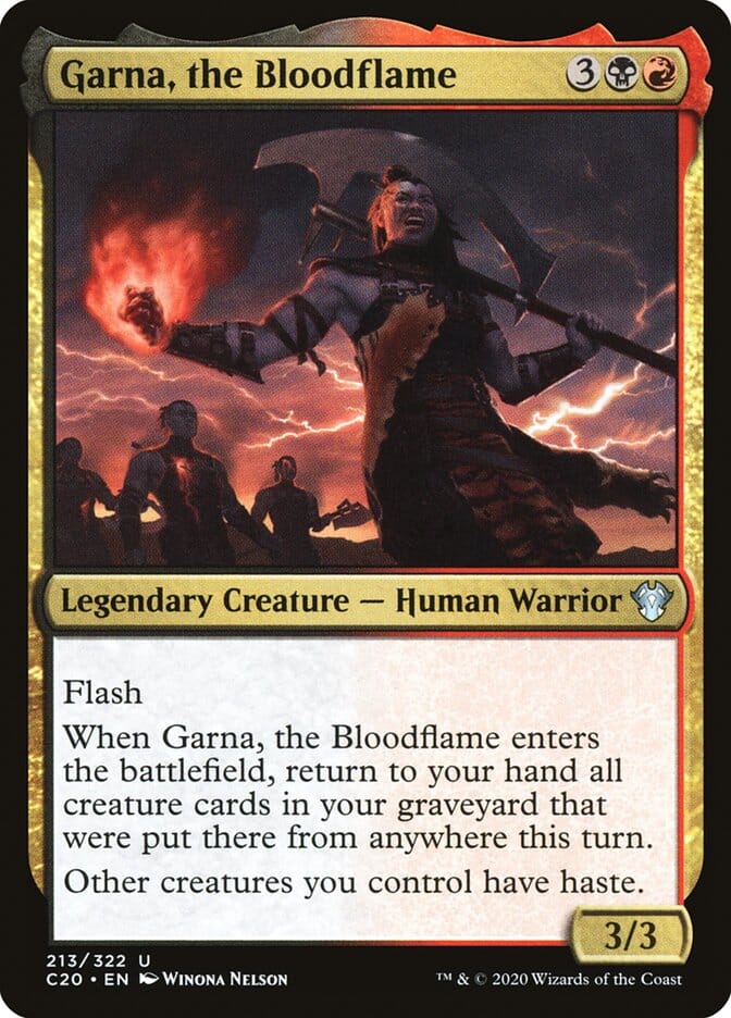 Garna, the Bloodflame [Commander 2020] MTG Single Magic: The Gathering  | Multizone: Comics And Games