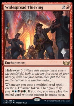 Widespread Thieving (Promo Pack) [Streets of New Capenna Promos] MTG Single Magic: The Gathering  | Multizone: Comics And Games