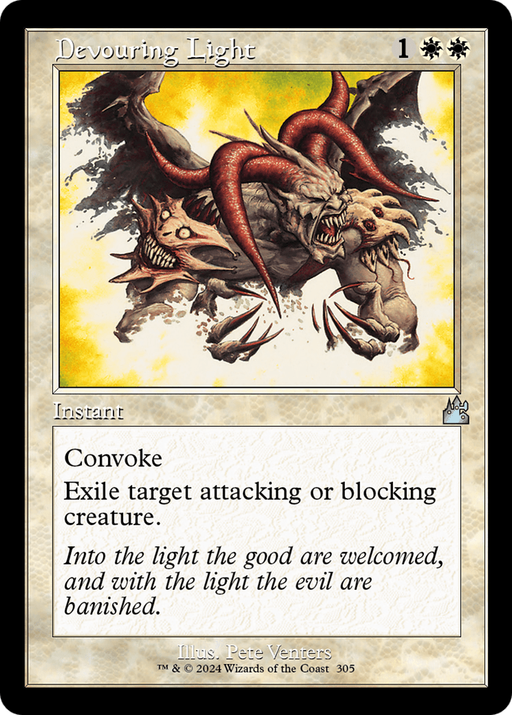 Devouring Light (Retro Frame) [Ravnica Remastered] MTG Single Magic: The Gathering  | Multizone: Comics And Games