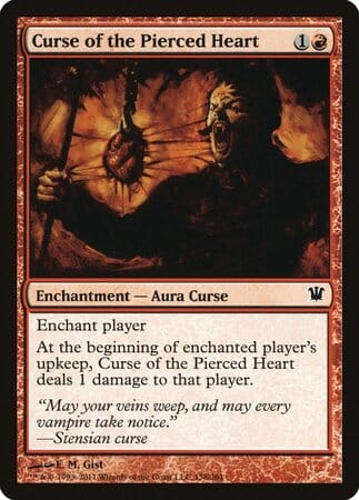 Curse of the Pierced Heart [Innistrad] MTG Single Magic: The Gathering  | Multizone: Comics And Games