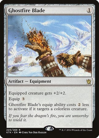 Ghostfire Blade [Khans of Tarkir] MTG Single Magic: The Gathering  | Multizone: Comics And Games