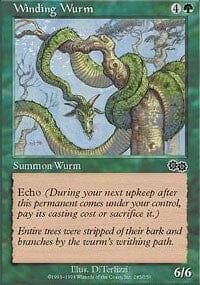 Winding Wurm [Urza's Saga] MTG Single Magic: The Gathering  | Multizone: Comics And Games