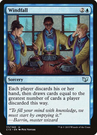Windfall [Commander 2015] MTG Single Magic: The Gathering  | Multizone: Comics And Games