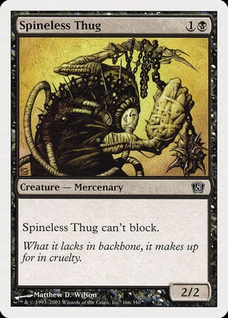 Spineless Thug [Eighth Edition] MTG Single Magic: The Gathering  | Multizone: Comics And Games