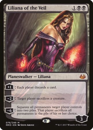 Liliana of the Veil [Modern Masters 2017] MTG Single Magic: The Gathering  | Multizone: Comics And Games