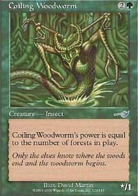 Coiling Woodworm [Nemesis] MTG Single Magic: The Gathering  | Multizone: Comics And Games