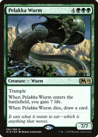 Pelakka Wurm [Core Set 2019 Promos] MTG Single Magic: The Gathering  | Multizone: Comics And Games