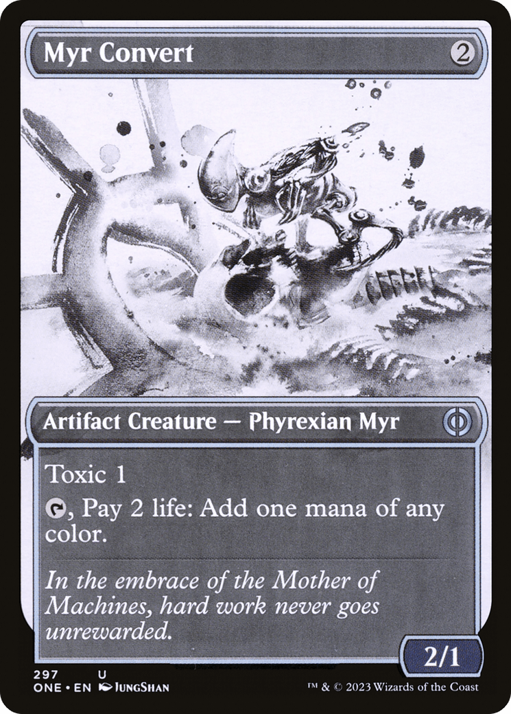 Myr Convert (Showcase Ichor) [Phyrexia: All Will Be One] MTG Single Magic: The Gathering  | Multizone: Comics And Games