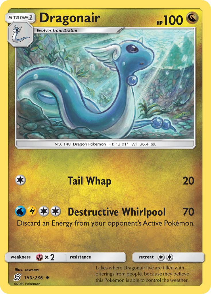 Dragonair (150/236) [Sun & Moon: Unified Minds] Pokemon Single Pokémon  | Multizone: Comics And Games