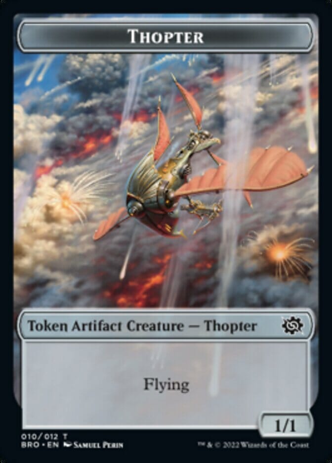 Thopter Token [The Brothers' War Tokens] MTG Single Magic: The Gathering  | Multizone: Comics And Games