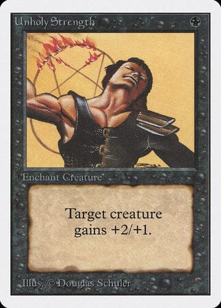 Unholy Strength [Unlimited Edition] MTG Single Magic: The Gathering  | Multizone: Comics And Games