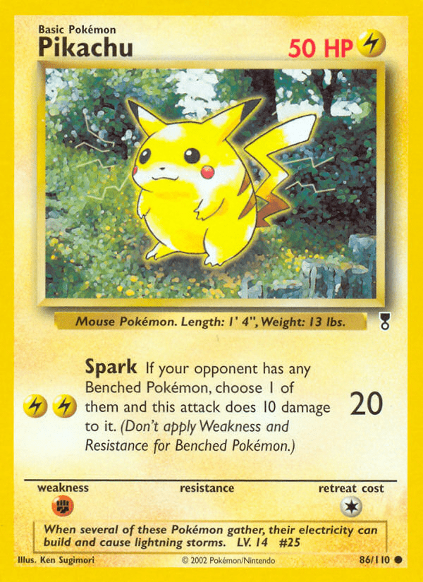 Pikachu (86/110) [Legendary Collection] Pokemon Single Pokémon  | Multizone: Comics And Games