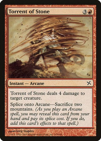 Torrent of Stone [Betrayers of Kamigawa] MTG Single Magic: The Gathering  | Multizone: Comics And Games