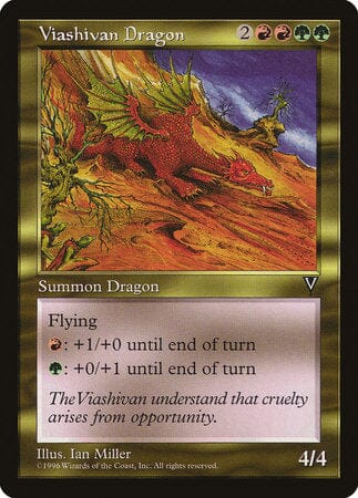 Viashivan Dragon [Visions] MTG Single Magic: The Gathering  | Multizone: Comics And Games