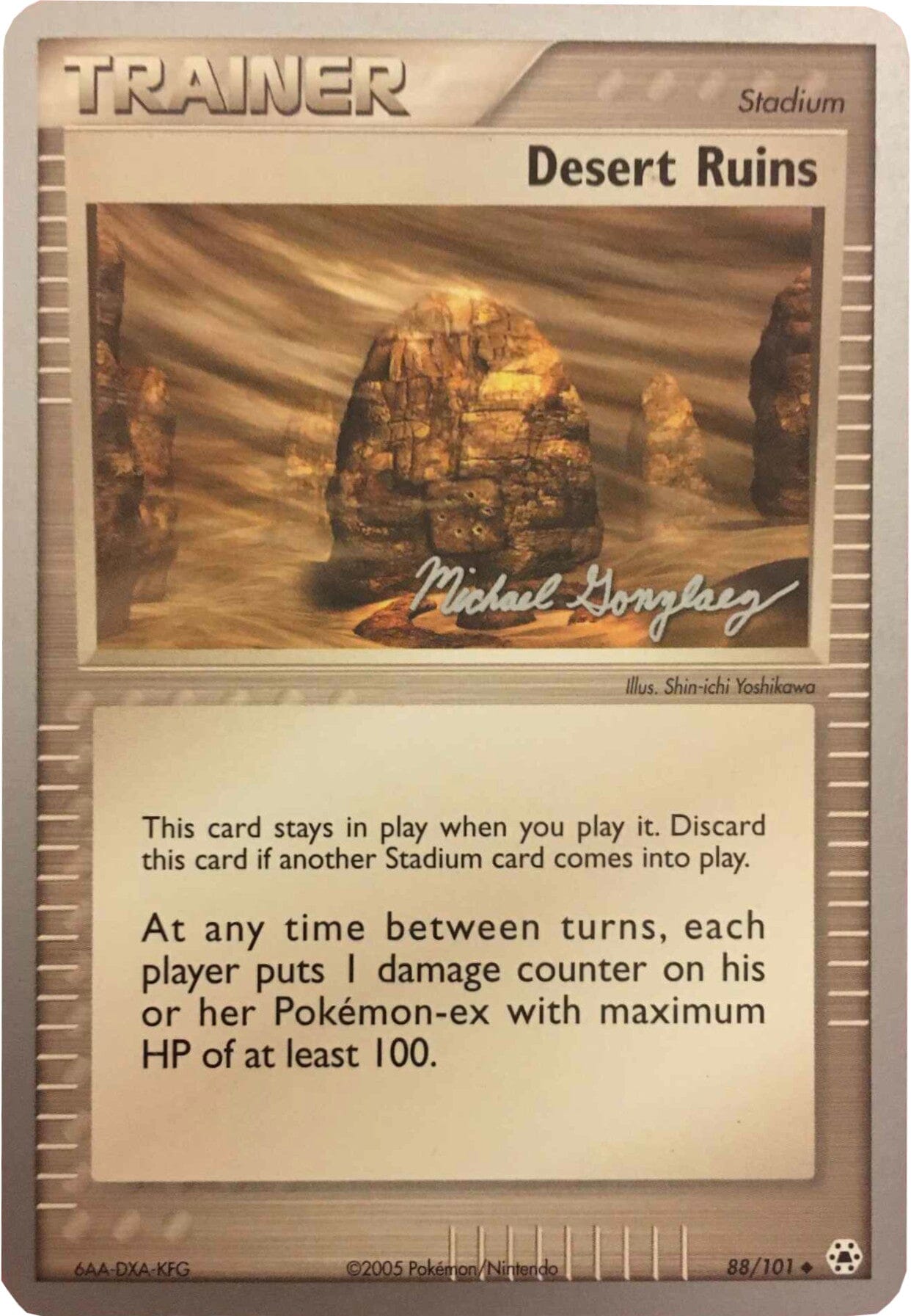 Desert Ruins (88/101) (King of the West - Michael Gonzalez) [World Championships 2005] Pokemon Single Pokémon  | Multizone: Comics And Games