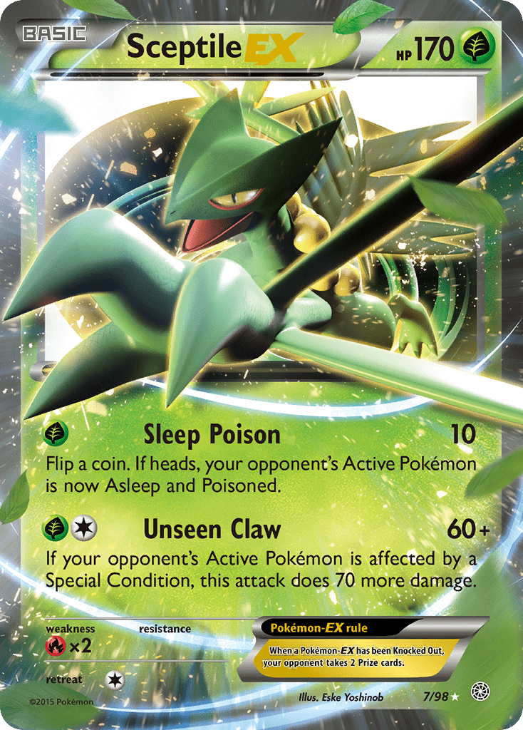 Sceptile EX (7/98) [XY: Ancient Origins] Pokemon Single Pokémon  | Multizone: Comics And Games