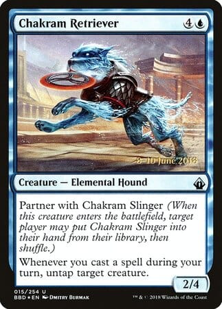 Chakram Retriever [Battlebond Promos] MTG Single Magic: The Gathering  | Multizone: Comics And Games