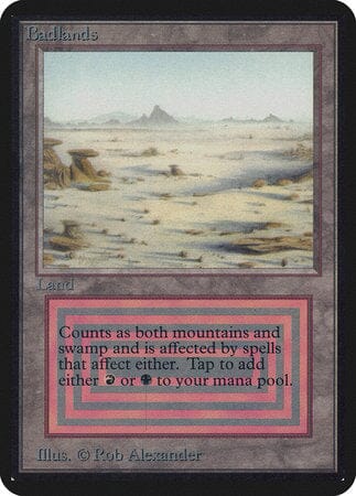 Badlands [Limited Edition Alpha] MTG Single Magic: The Gathering  | Multizone: Comics And Games