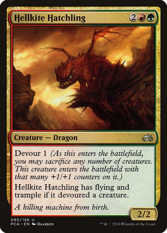 Hellkite Hatchling [Planechase Anthology] MTG Single Magic: The Gathering  | Multizone: Comics And Games
