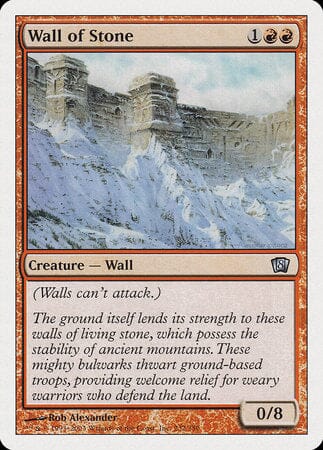 Wall of Stone [Eighth Edition] MTG Single Magic: The Gathering  | Multizone: Comics And Games