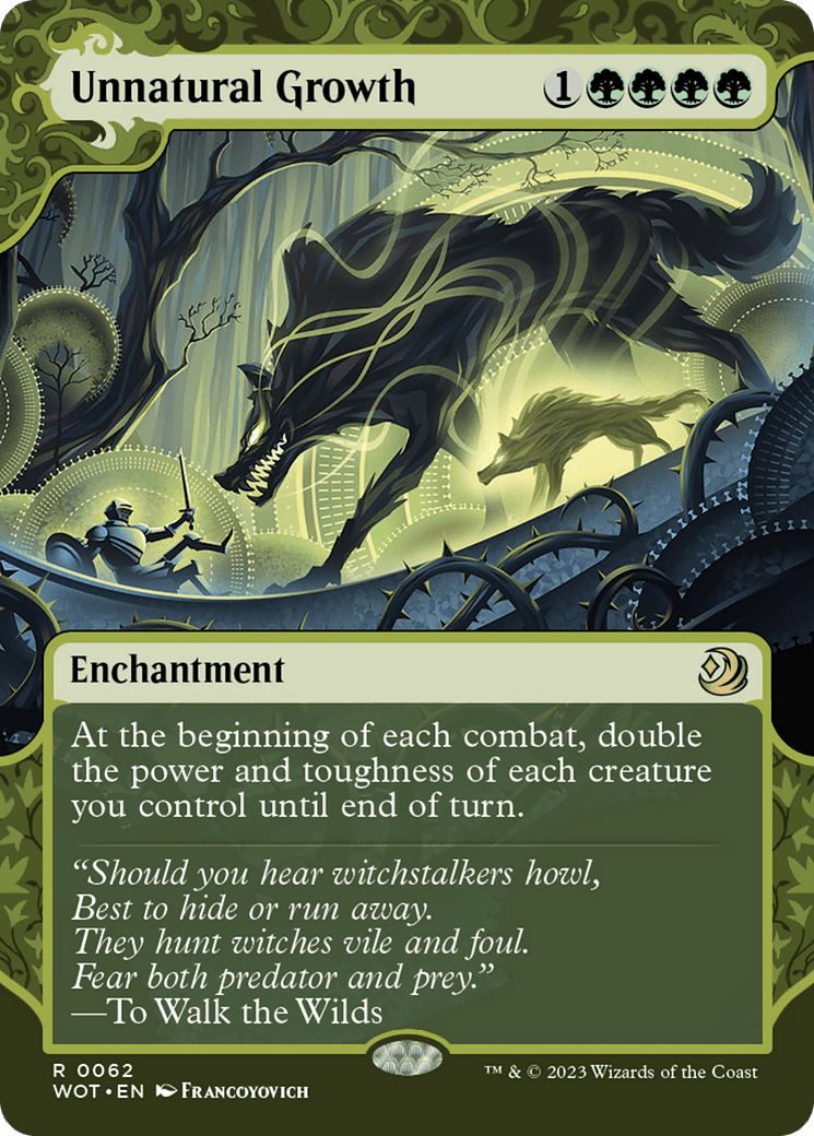 Unnatural Growth [Wilds of Eldraine: Enchanting Tales] MTG Single Magic: The Gathering  | Multizone: Comics And Games