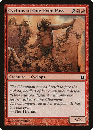 Cyclops of One-Eyed Pass [Born of the Gods] MTG Single Magic: The Gathering  | Multizone: Comics And Games