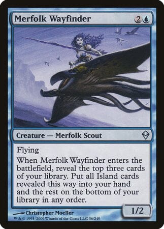 Merfolk Wayfinder [Zendikar] MTG Single Magic: The Gathering  | Multizone: Comics And Games