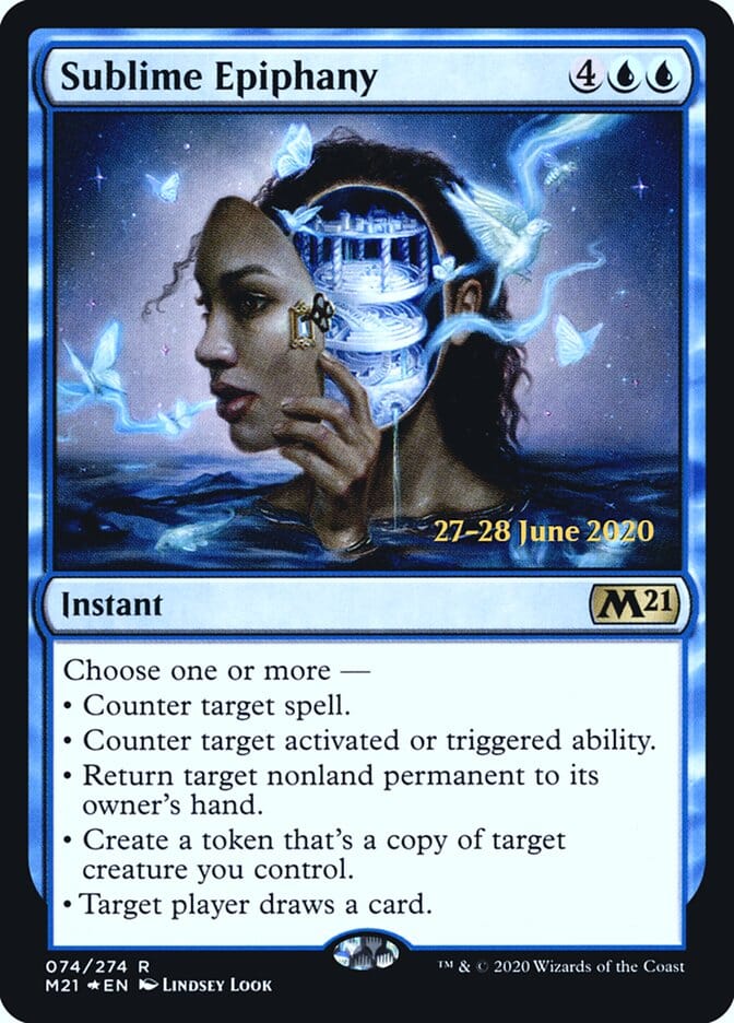 Sublime Epiphany [Core Set 2021 Prerelease Promos] MTG Single Magic: The Gathering  | Multizone: Comics And Games